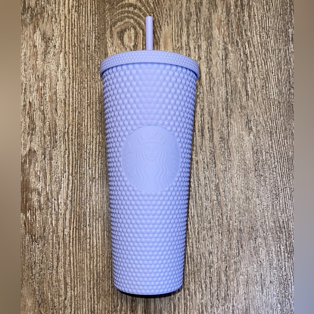 Starbucks Venti Matte Lavender Studded Tumbler